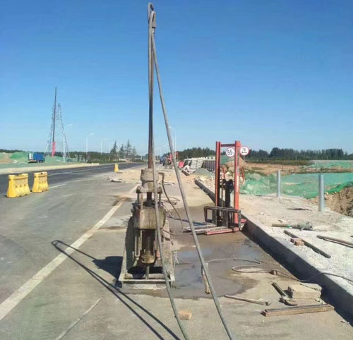 费县公路高聚物注浆加固